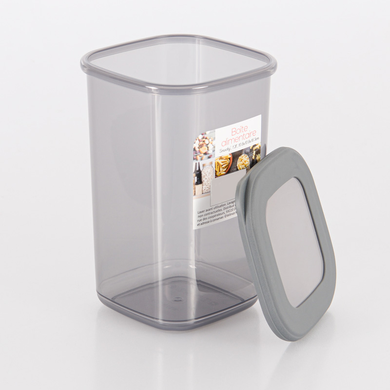 Boite Rangement Plastique, 2.7L Boîte De Rangement De Bureau