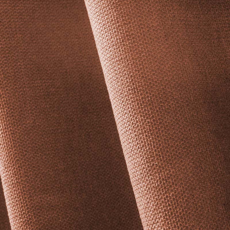 Rideau Bakea Terracotta en tissage Jacquard 100% coton de qualité