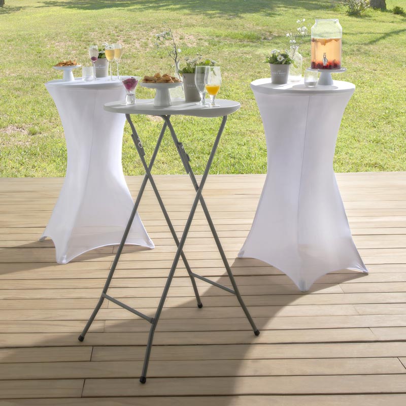 Housse pour table mange debout 'Florence' 