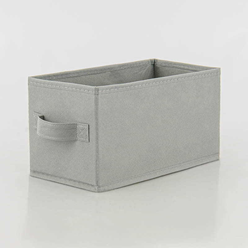 Bac de rangement pliable gris