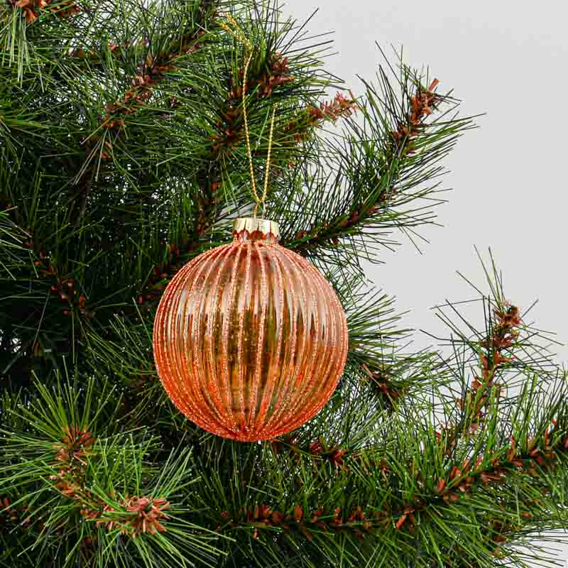 Boule en verre 'Forêt Enchantée' lignées