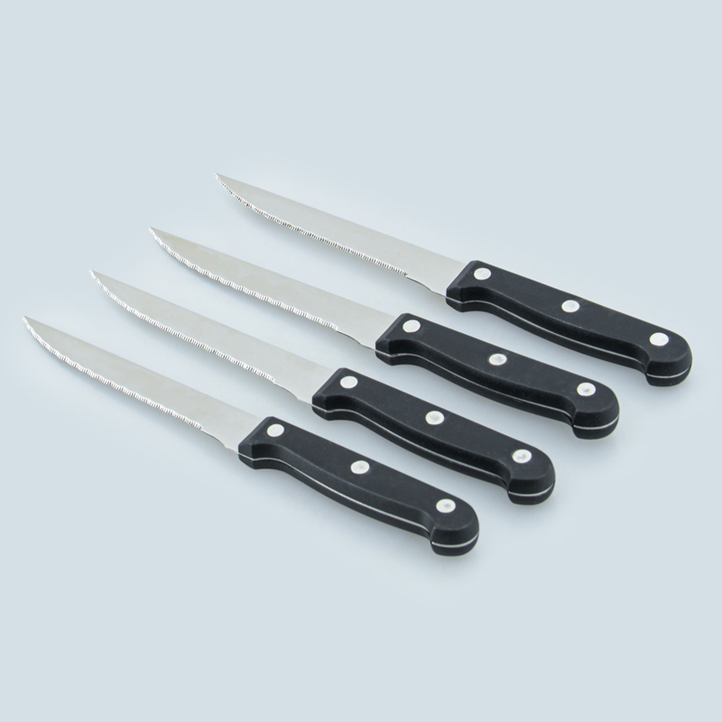 Set COLOR de 4 couteaux à steak Noir