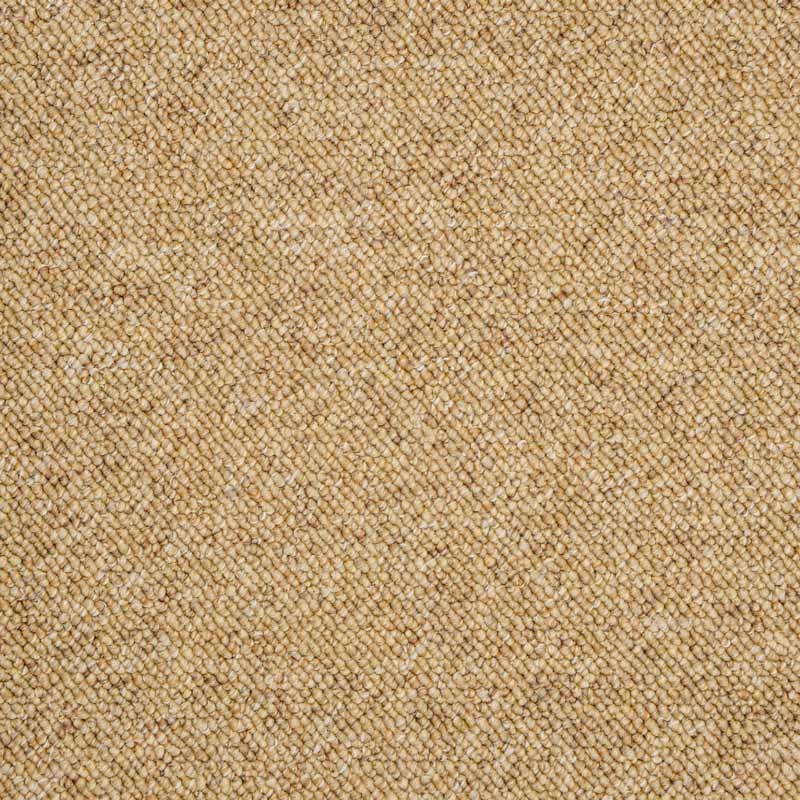 Tapis 'Pebbles' effet laine tissée marron