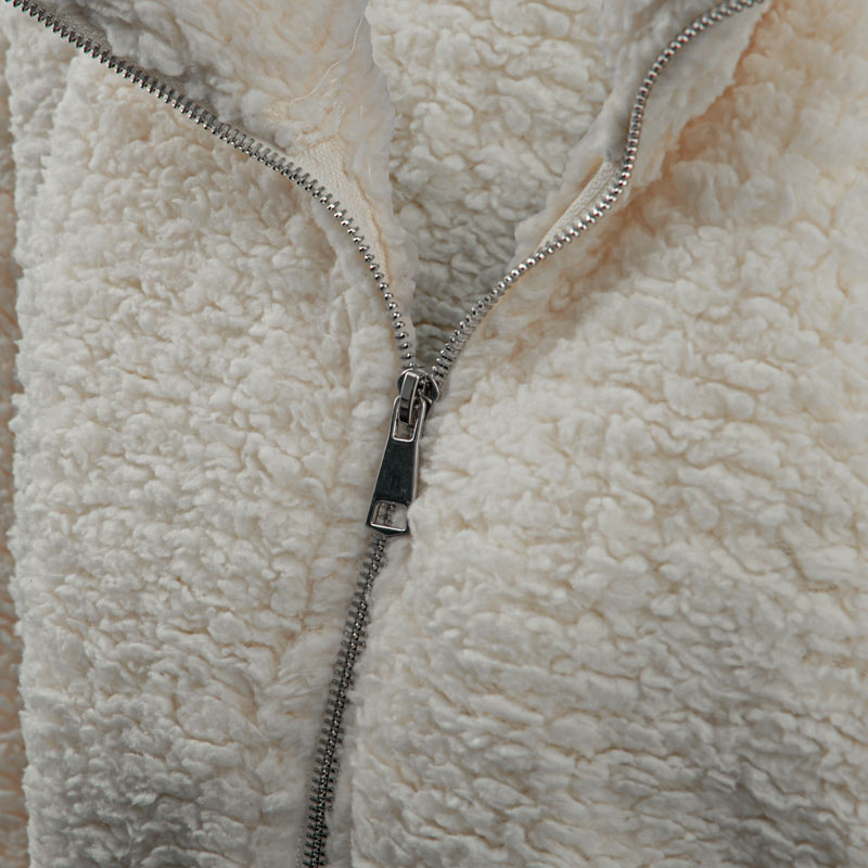 Sweat sherpa 'Homewear' beige