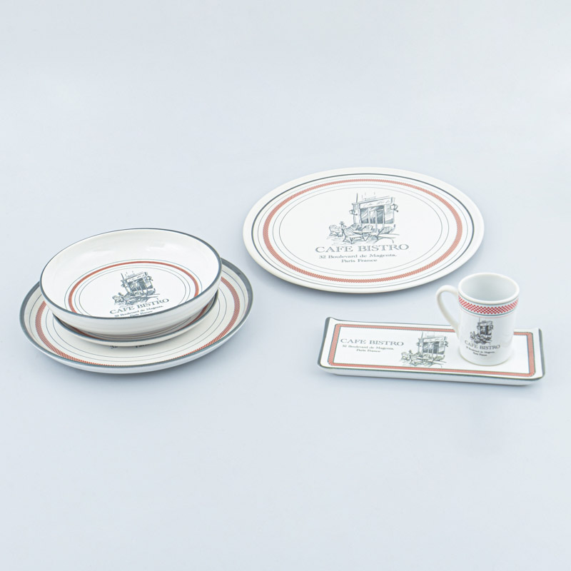 Assiette plate 'Bistrot' 