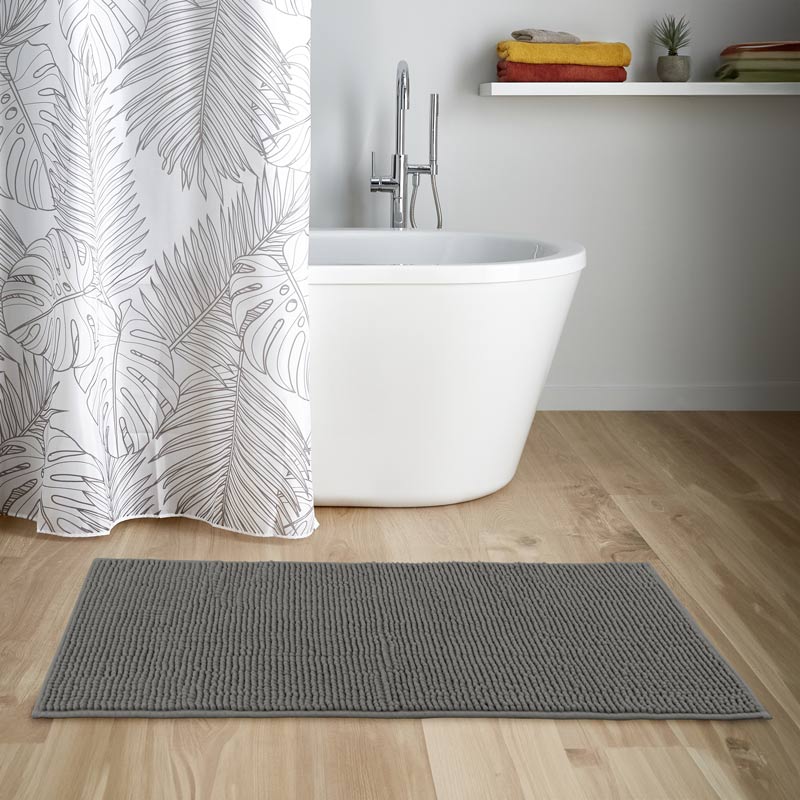 Tapis salle de bain chenille