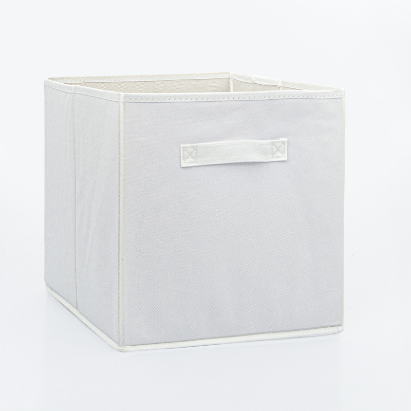 Bac de rangement pliable blanc