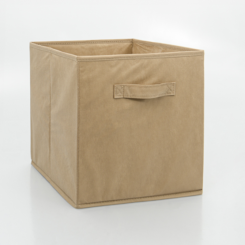 Bac de rangement pliable taupe