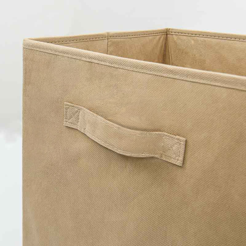 Bac de rangement pliable taupe