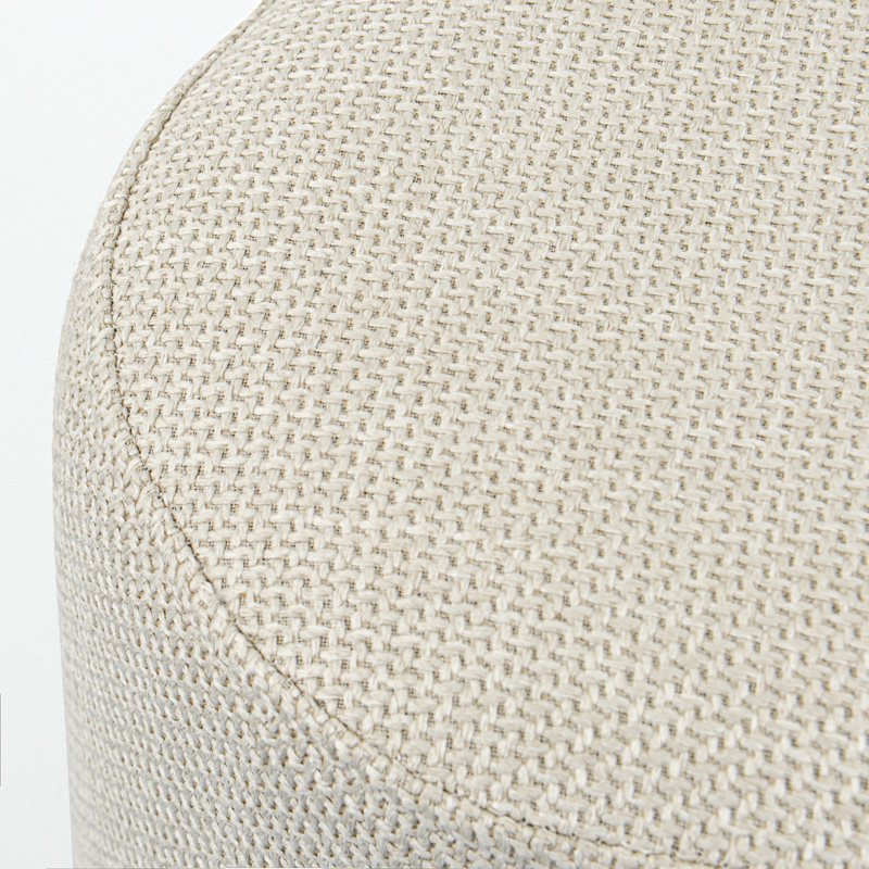 Pouf 'Thylane' forme de trèfle beige