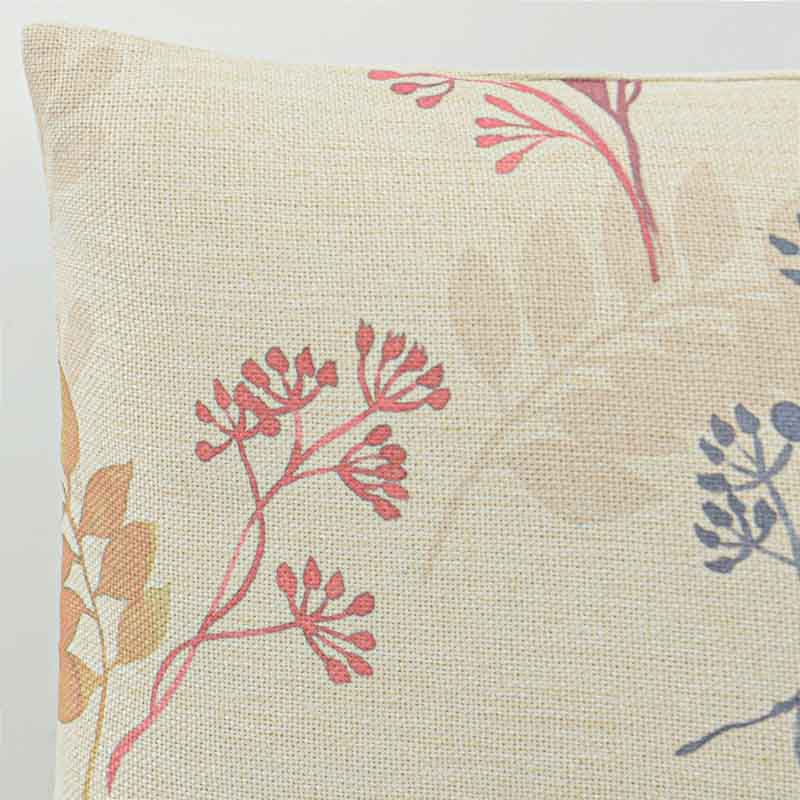 Coussin imprimé 'Lise' rose