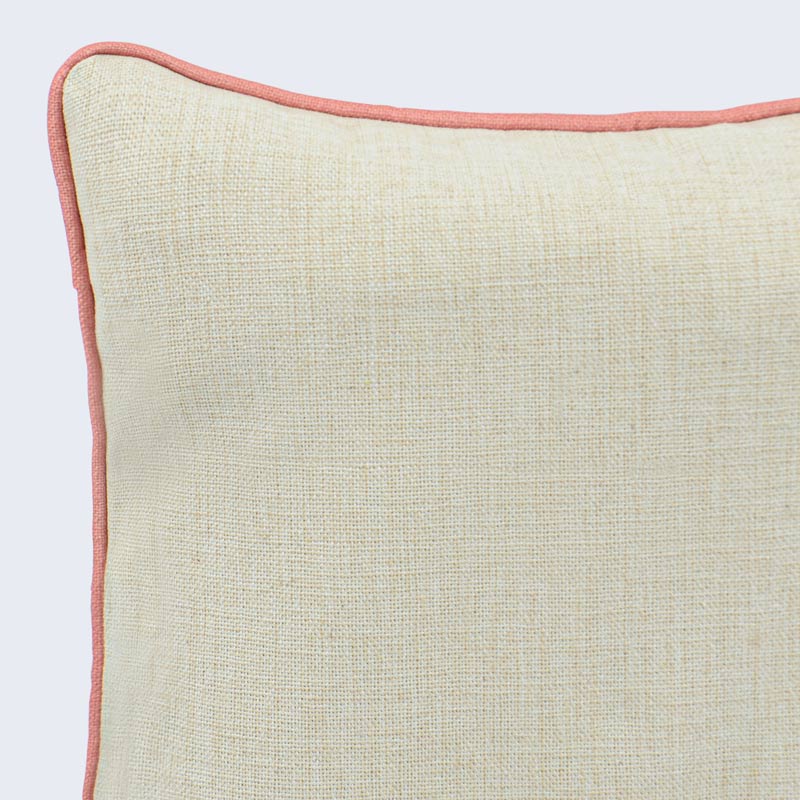 Coussin imprimé brodé 'Missy'