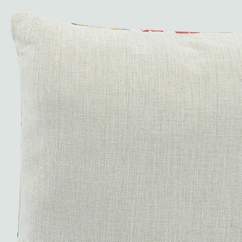 Coussin imprimé brodé 'Margotte'