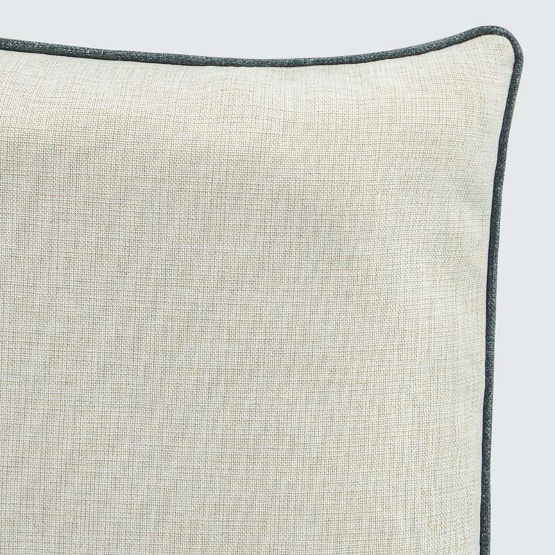 Coussin imprimé tufté 'Lady'