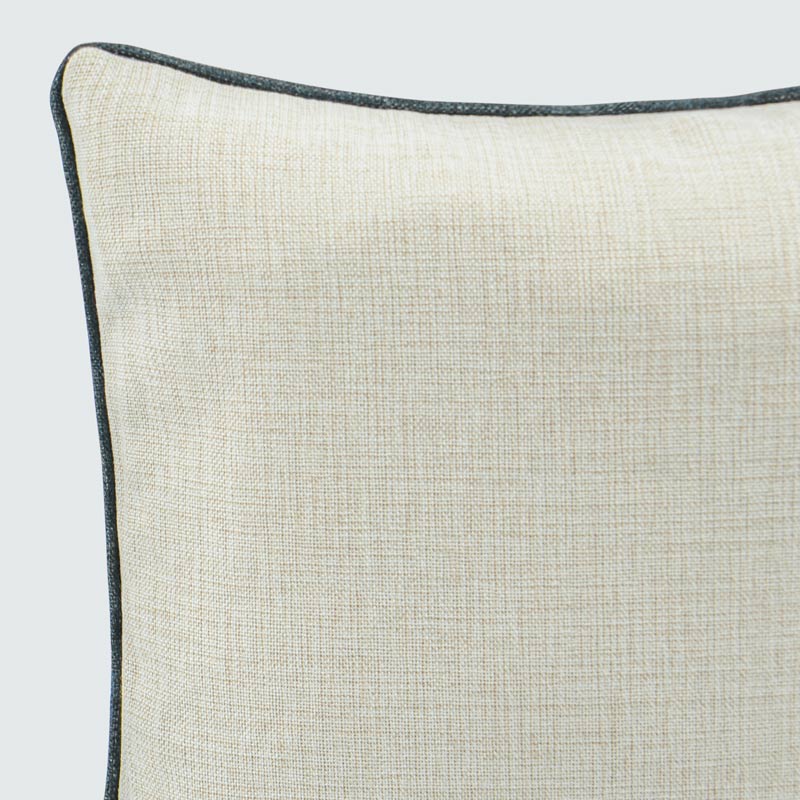 Coussin imprimé tufté 'Lady'