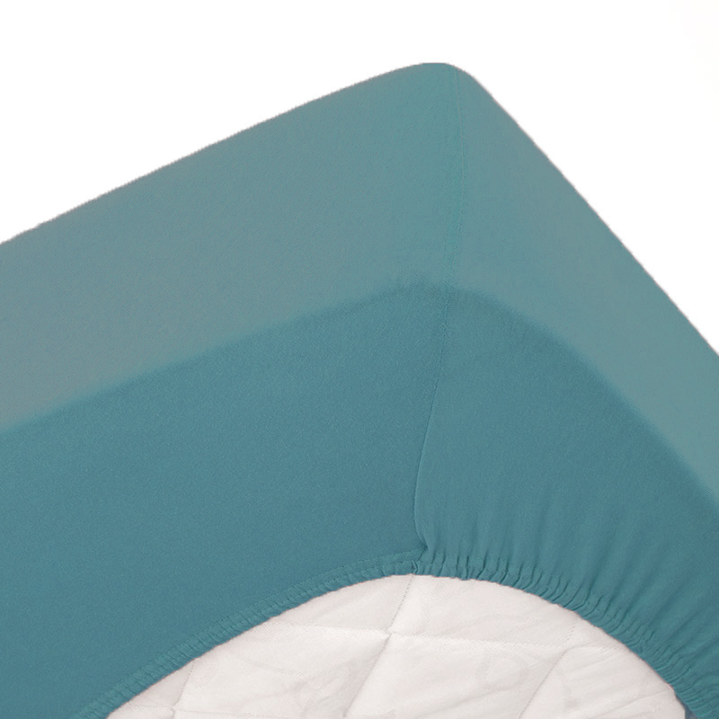 Drap housse 'Dream' bleu canard