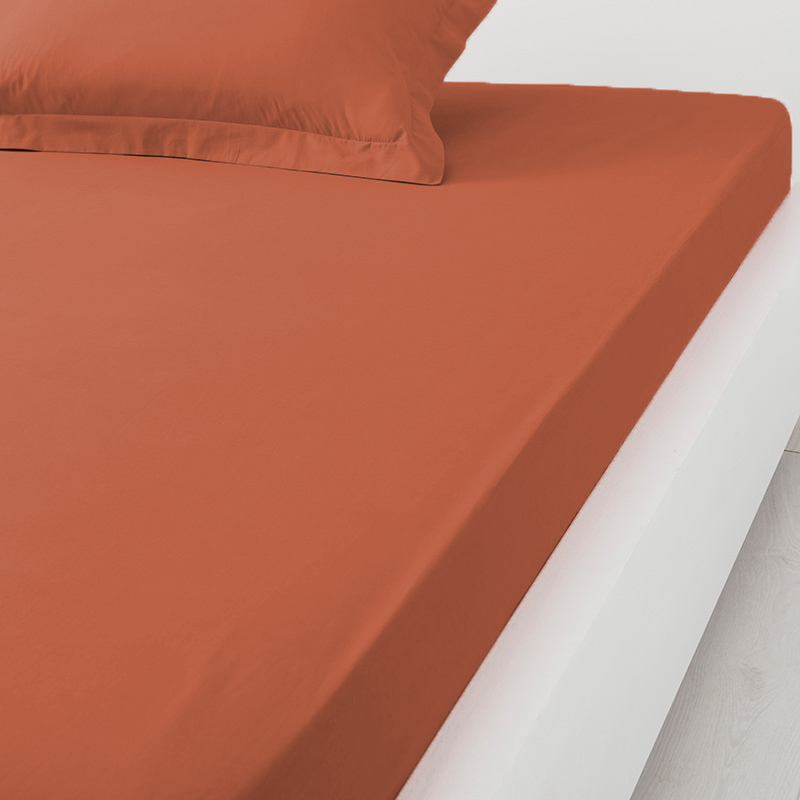 Drap housse 'Dream' terracotta