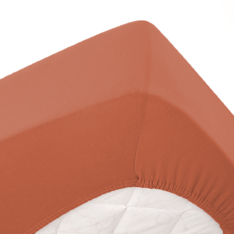 Drap housse 'Dream' terracotta