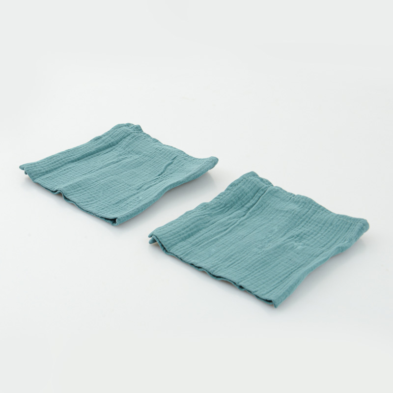 Lot de 2 serviettes de table 'Idylle' bleu