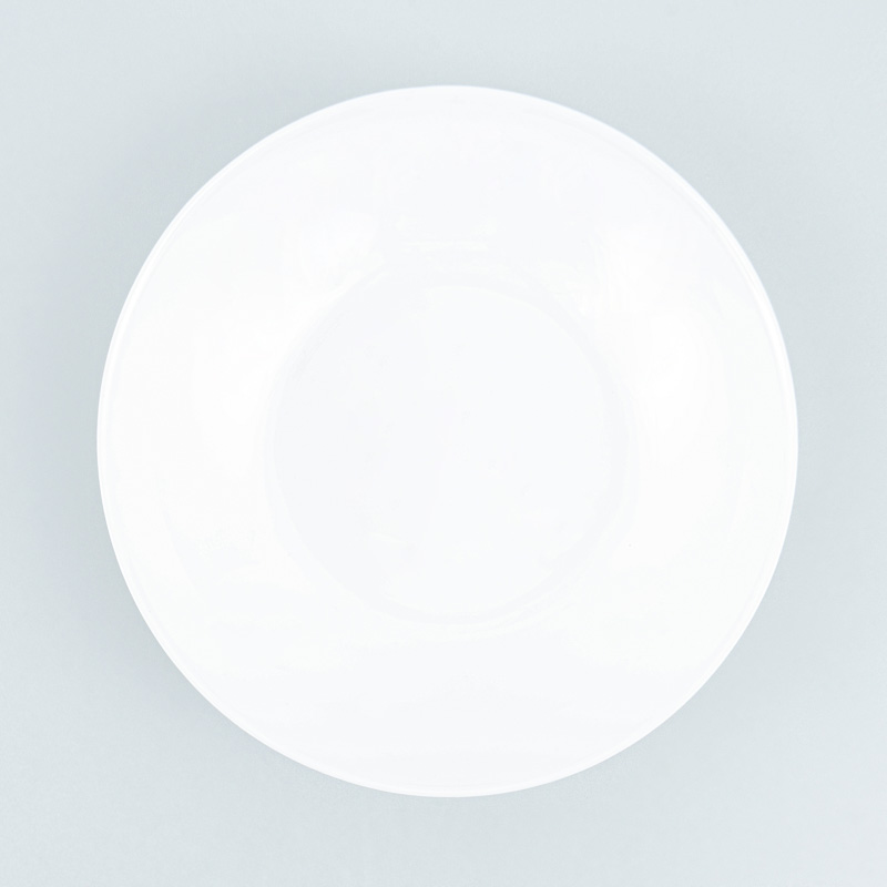 Assiette creuse blanche 'Zelie'