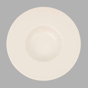 Assiette plate 'Comedia Red' blanc en arcopal - L'Incroyable