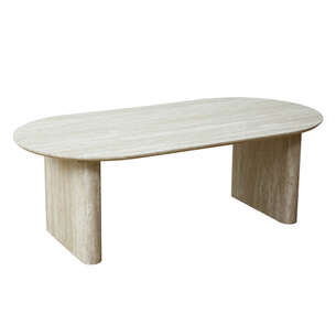 Table basse ovale 